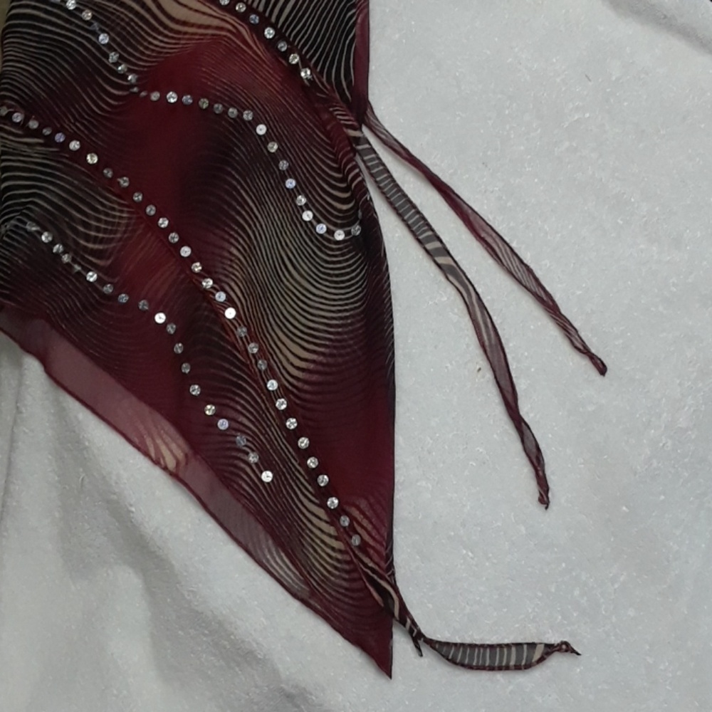 Asymmetrical Sequin Tunic - image 7